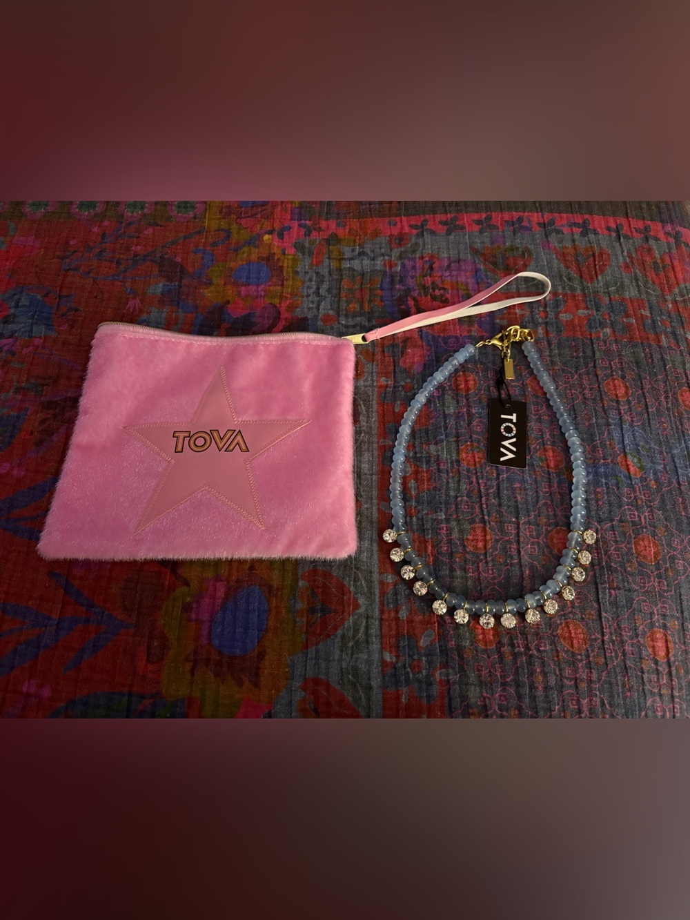 TOVA Bonnie Beaded Pendant Necklace In Fairy Dust Nimblu NWT - Picture 10 of 12